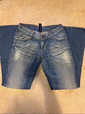 Vintage low rise bell bottom jeans